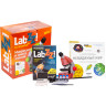 Набор LEVENHUK LabZZ MV1 Amethyst: микроскоп и книга 77622